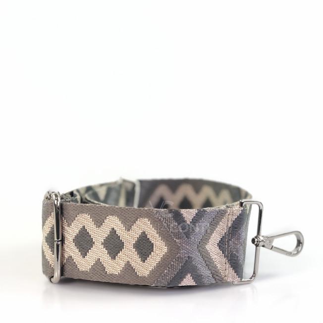 Ремешок для сумки темно-серый