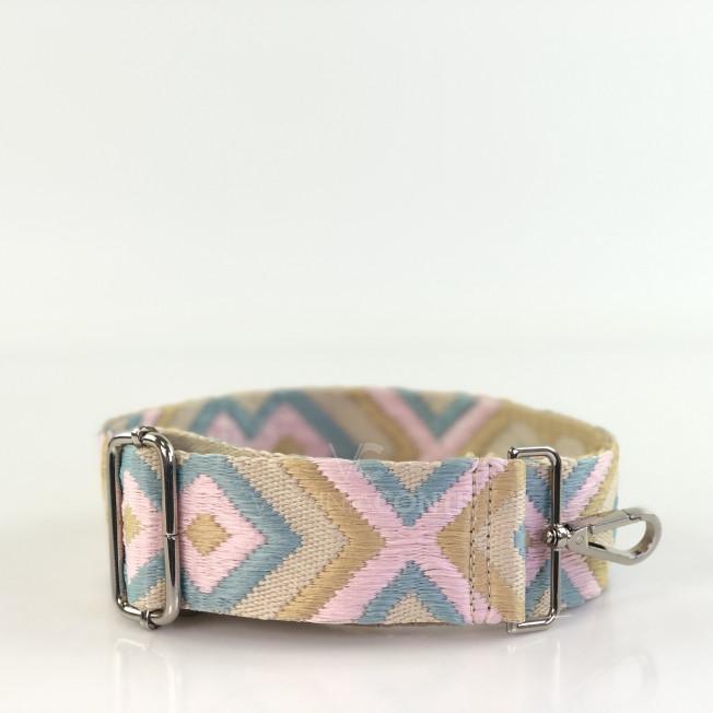 Ремінець для сумки світло-рожевий