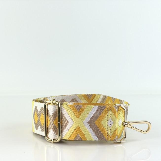 Ремінець для сумки жовтий
