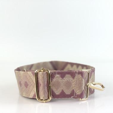 Ремешок для сумки темно-розовый