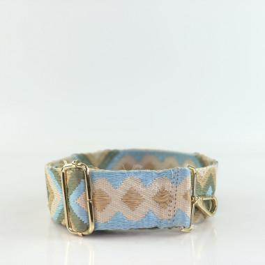 Ремінець для сумки блакитний