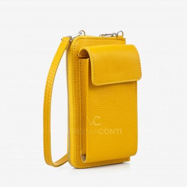 Гаманець з чохлом для телефону Virginia Conti жовтий