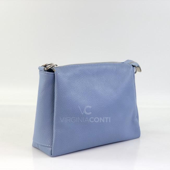 Сумка через плече (крос-боді) Virginia Conti волошкового кольору