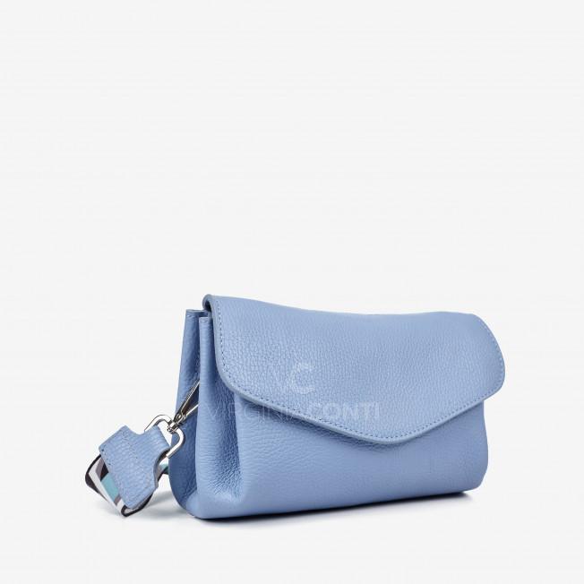 Сумка через плечо (кросс-боди) Virginia Conti василькового цвета