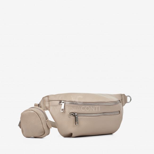 Поясная сумка (Сумка-банан) Virginia Conti цвета светлый тауп