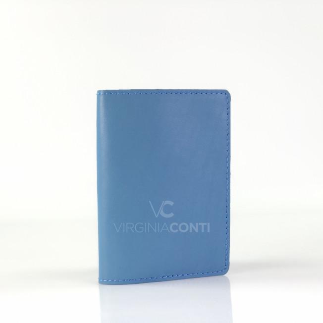 Обкладинка для паспорта Virginia Conti блакитна