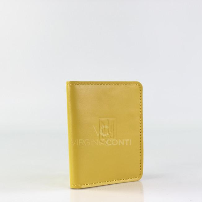 Обложка для ID паспорта Virginia Conti желтая