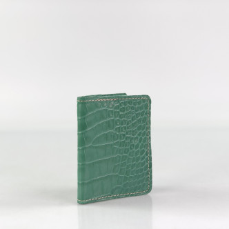 Обложка для ID паспорта Virginia Conti зеленая