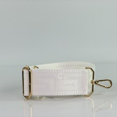 Ремешок для сумки белый