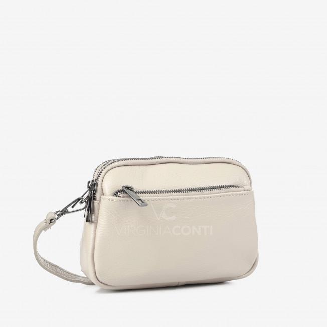 Сумка через плече (крос-боді) Virginia Conti бежева
