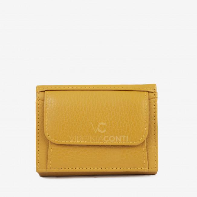 Гаманець - картхолдер Virginia Conti гірчичний