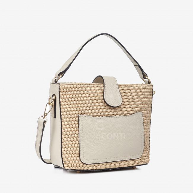 Сумка через плече (крос-боді) Virginia Conti бежева