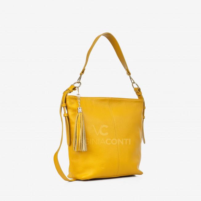 Сумка на плечо Virginia Conti желтая