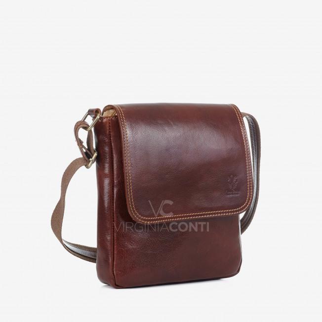 Сумка через плечо (кросс-боди) Virginia Conti коньячная