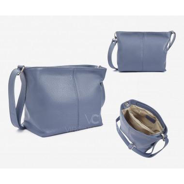 Сумка через плече (крос-боді) Virginia Conti Джинсового кольору