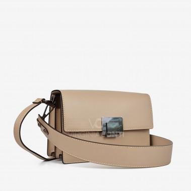 Сумка через плече (крос-боді) Virginia Conti кольору світлий тауп