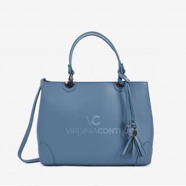 Сумка Virginia Conti Джинсового кольору