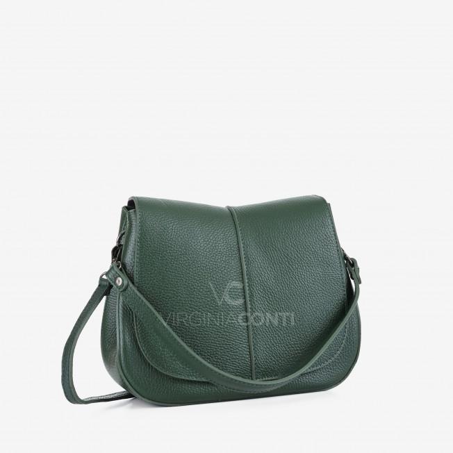 Сумка через плече (крос-боді) Virginia Conti темно-зелена