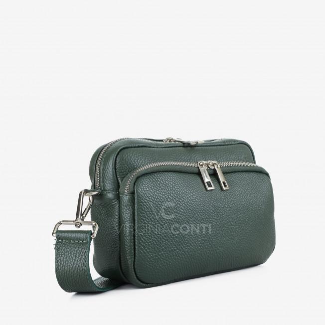 Сумка через плече (крос-боді) Virginia Conti темно-зелена