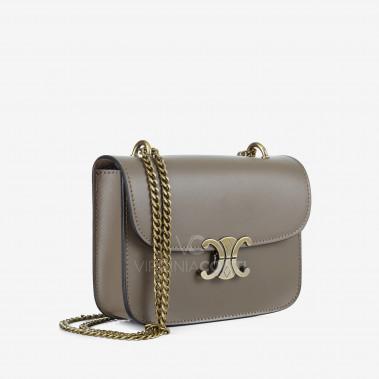 Сумка через плече (крос-боді) Virginia Conti кольору темний тауп