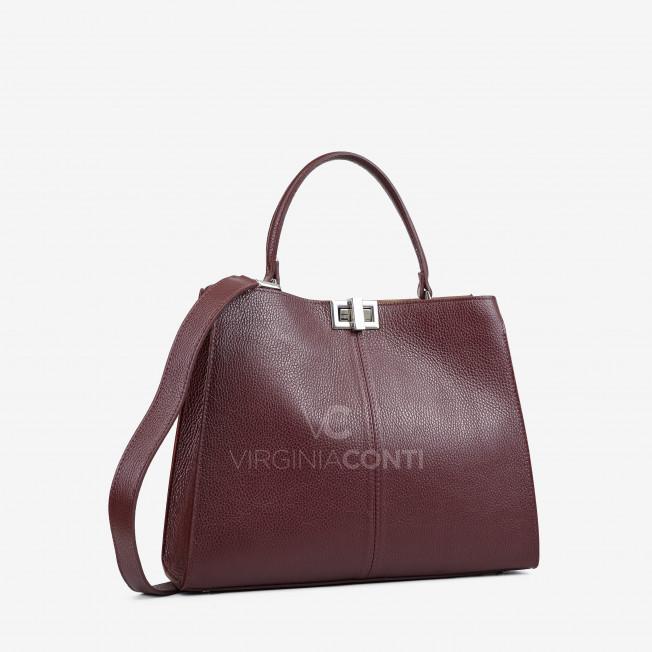 Шоппер Virginia Conti бордовий