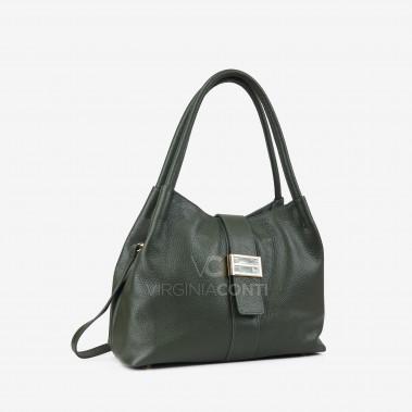 Сумка на плече Virginia Conti темно-зелена