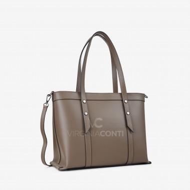 Сумка Virginia Conti кольору темний тауп
