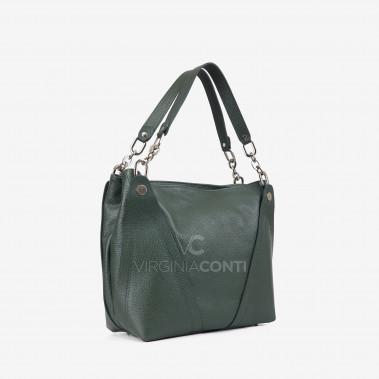 Сумка на плече Virginia Conti темно-зелена