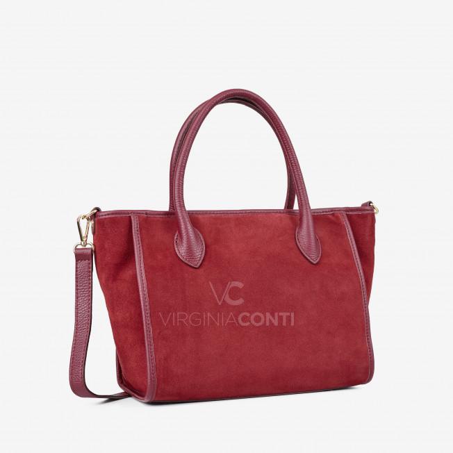 Сумка Virginia Conti винного кольору