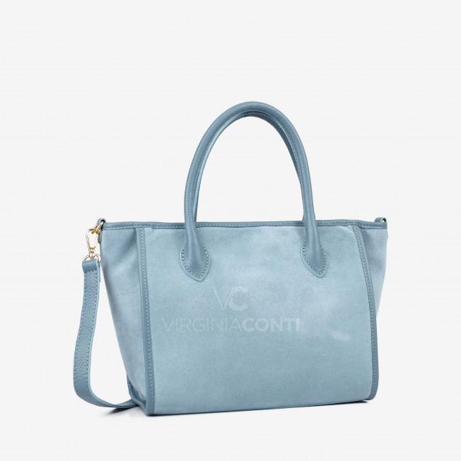 Сумка Virginia Conti Джинсового кольору