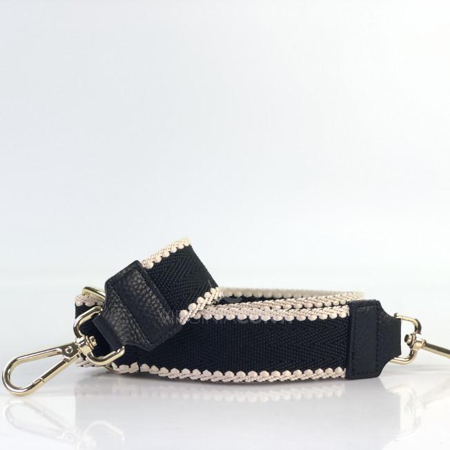 Ремінець для сумки чорний