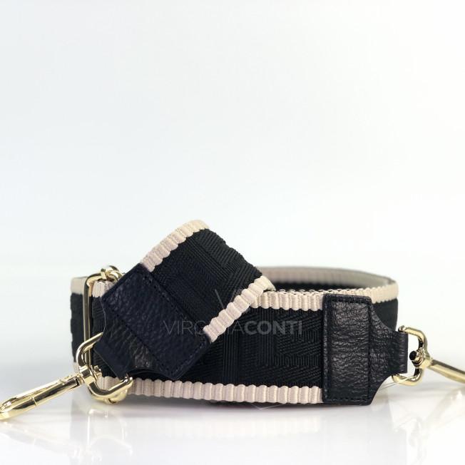 Ремешок для сумки черный