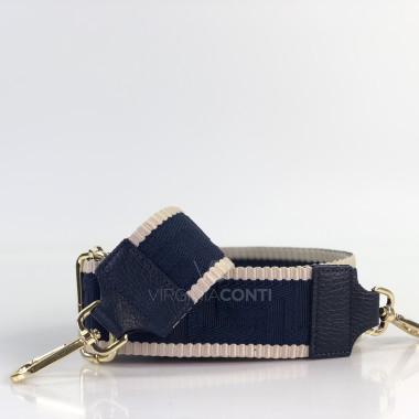 Ремінець для сумки темно-синій