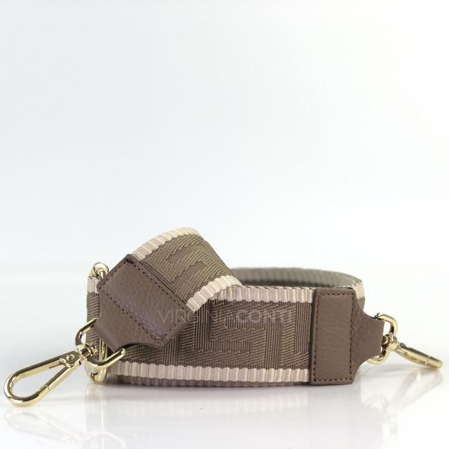 Ремешок для сумки цвета темный тауп