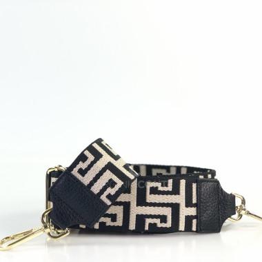 Ремінець для сумки чорний