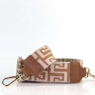 Ремешок для сумки темно-рыжий