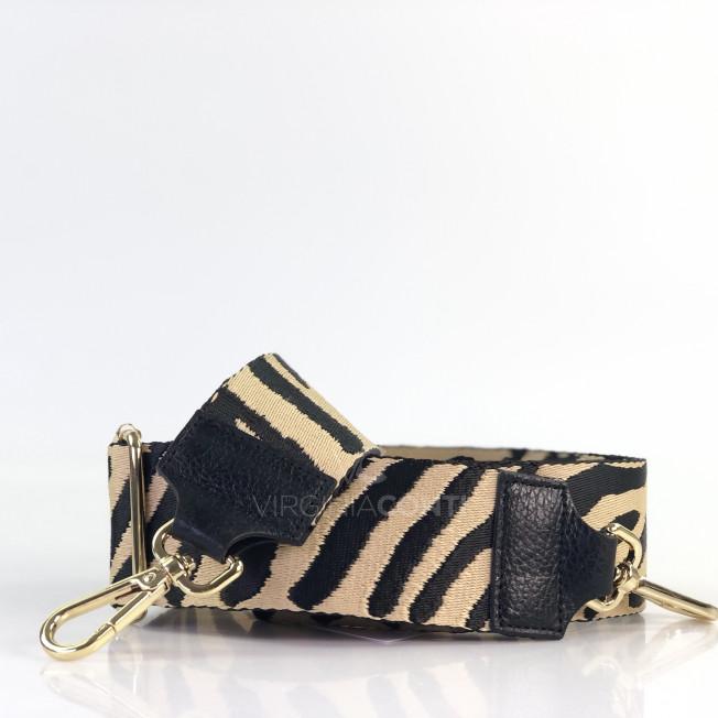 Ремінець для сумки чорний