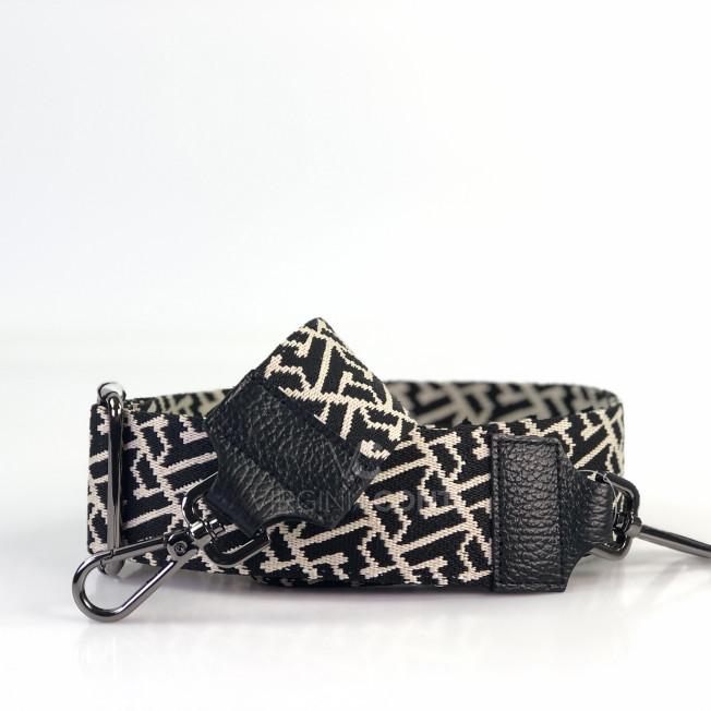 Ремінець для сумки чорний