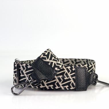 Ремінець для сумки чорний