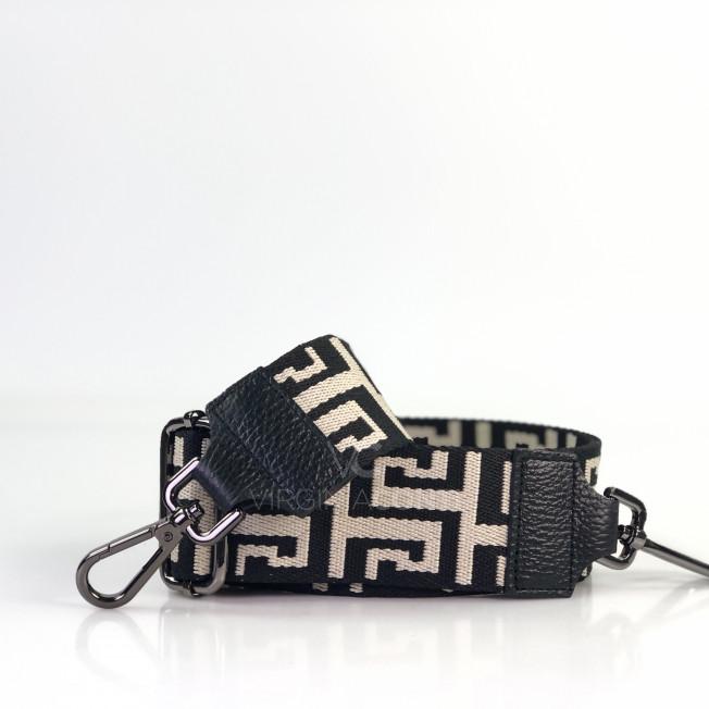 Ремінець для сумки чорний