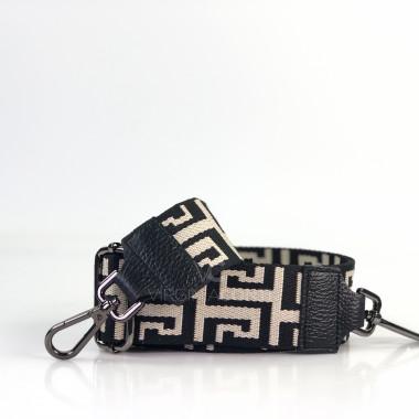 Ремінець для сумки чорний