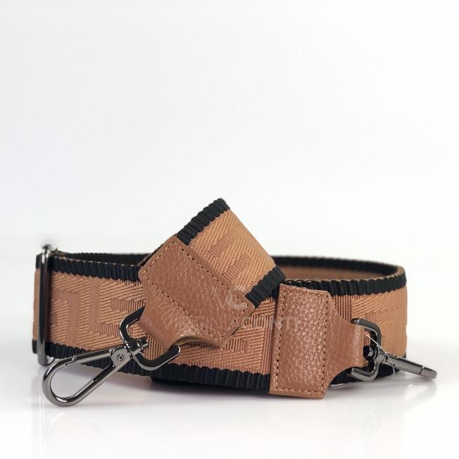 Ремінець для сумки темно-рудий