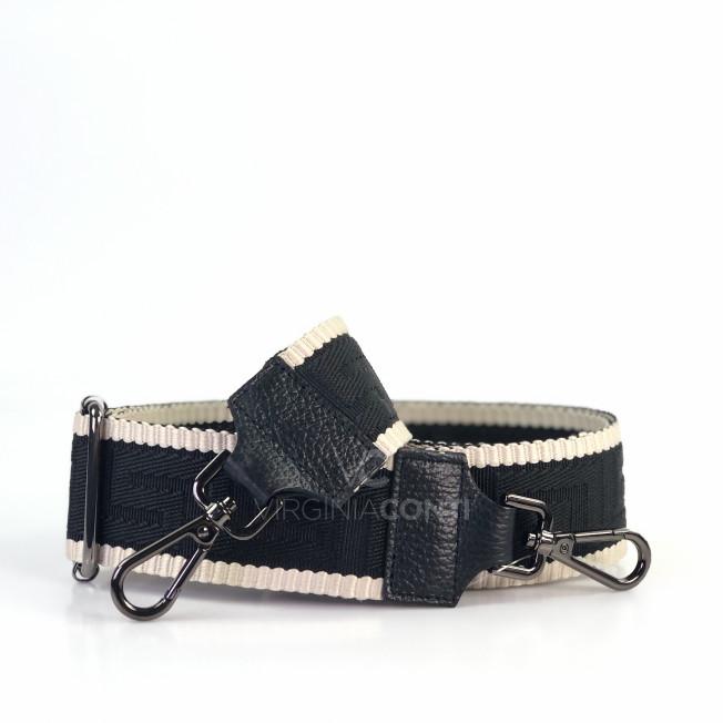 Ремешок для сумки черный