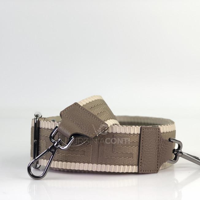 Ремінець для сумки кольору темний тауп