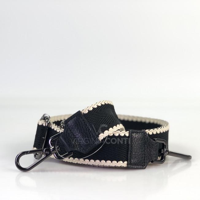 Ремешок для сумки черный