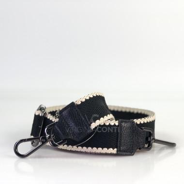 Ремешок для сумки черный