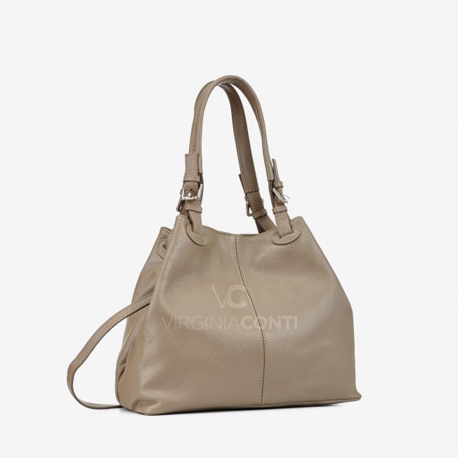 Сумка Virginia Conti кольору темний тауп