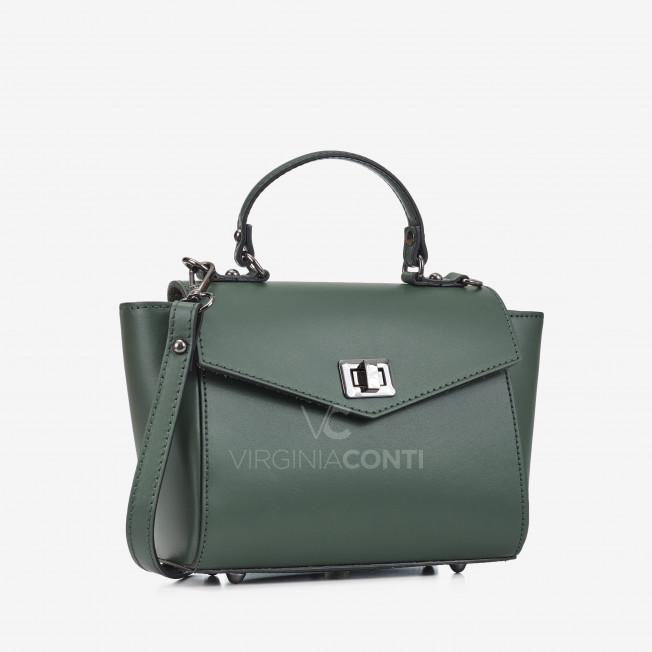 Сумка через плече (крос-боді) Virginia Conti темно-зелена