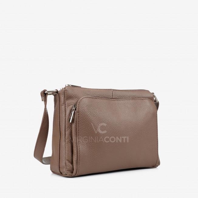 Сумка через плечо (кросс-боди) Virginia Conti коричневая