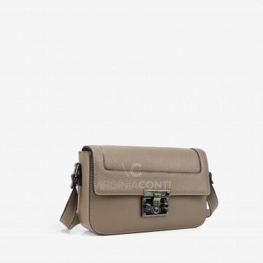 Сумка через плече (крос-боді) Virginia Conti кольору темний тауп